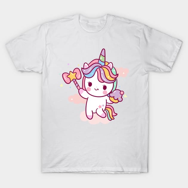 CuppyCakes Unicorn T-Shirt by Toni Tees